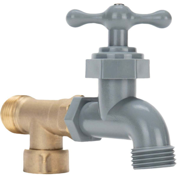 Camco 90 Degree RV Plastic Outdoor Water Faucet 22463