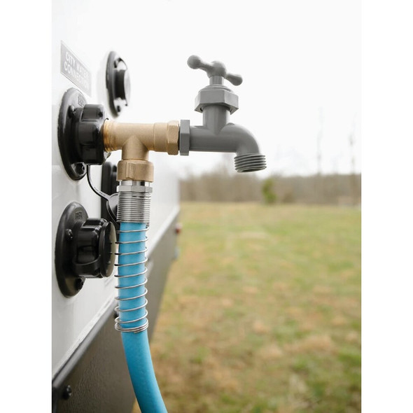 Camco 90 Degree RV Plastic Outdoor Water Faucet 22463 572724