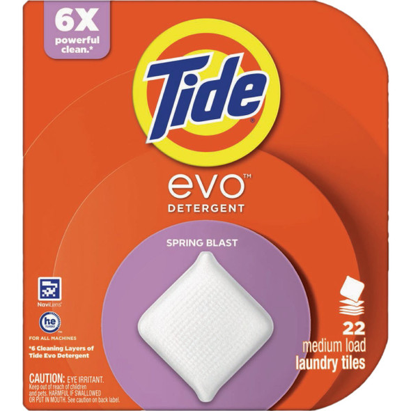 Tide Evo Laundry Detergent Tile, Spring Blast (22-Ct.) 80859819