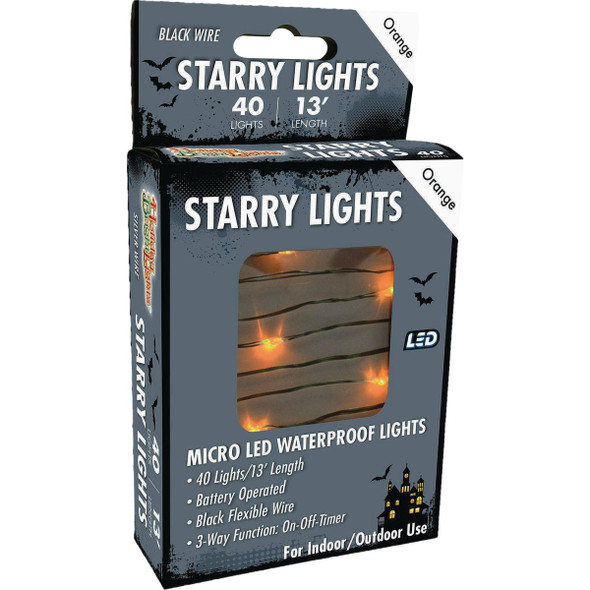 Holiday Bright Lights 40ltorg Mcrled B/O Light 15-01057 Pack of 24