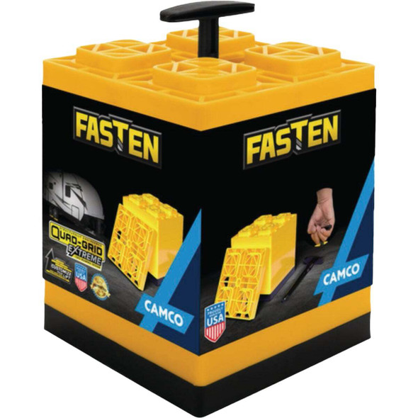 Camco FasTen Leveling Blocks with T-Handle (10-Pack) 44512