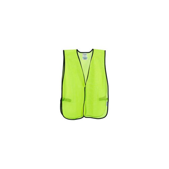 Global Industrial Hi-Vis Safety Vest Mesh Lime One Size