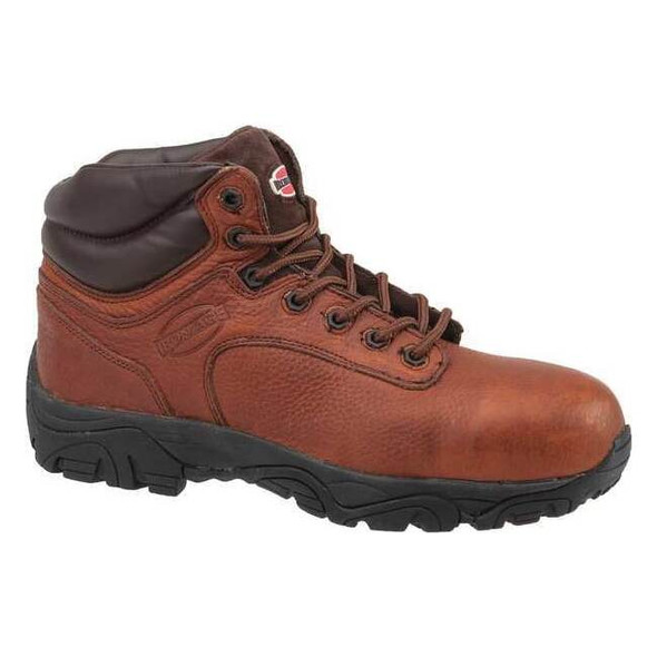 Men's 6-Inch Work Boot, 9 1/2, Composite Toe, 6 in H, Brown, IA5002