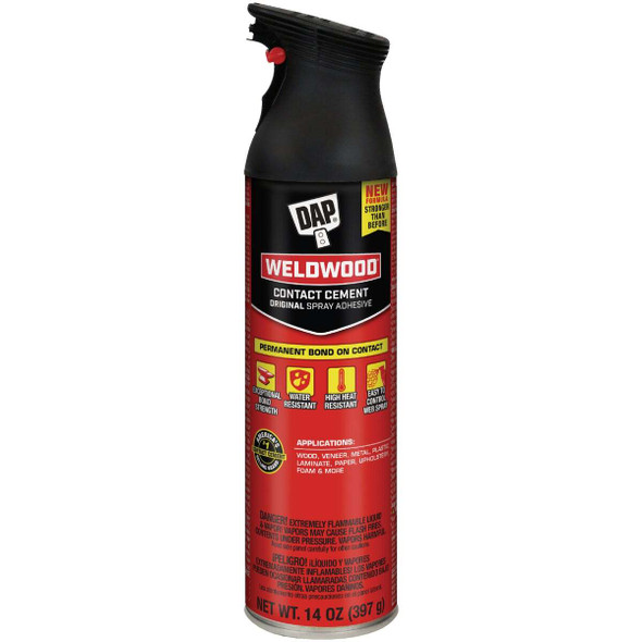 DAP Weldwood 14 Oz. Original Contact Cement Spray Adhesive 7079800120