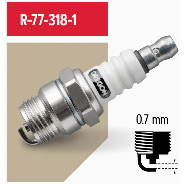 Oregon NGK BPM6F Spark Plug R-77-318-1 722538
