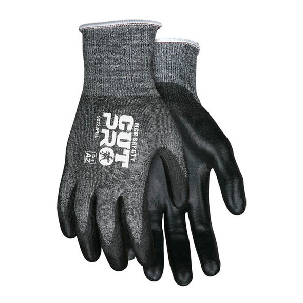 MCR Safety® Cut Pro™ PU Coated Gloves w/ HPPE Shell, 13 ga