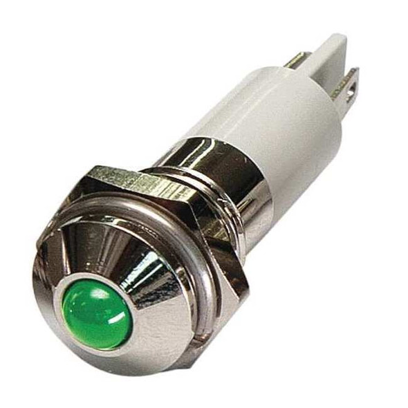 Manufacturer Varies Round Indicator Light,Green,24VDC 24M080