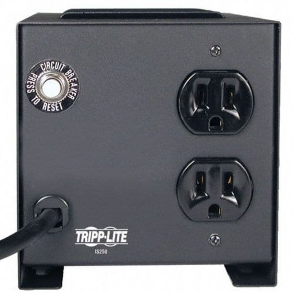 Tripp Lite Isolation Transformer, 250 VA, 120V AC, 120V AC IS-250