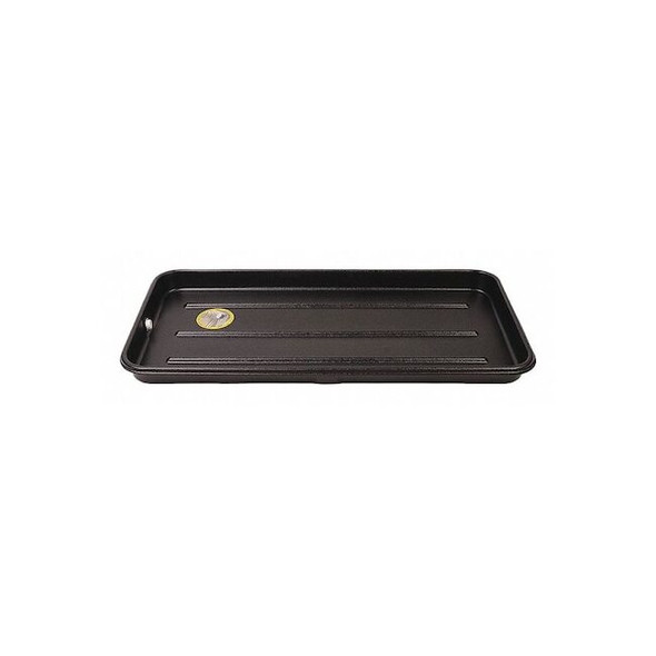 Diversitech Condensate Drain Pan,Plastic,Black,38 in 6-1838S