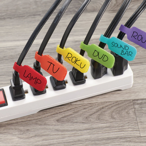Wrap-It Storage Medium Multi-Color Cable Labels (14-Pack) 414-CL-MD-MC 539018