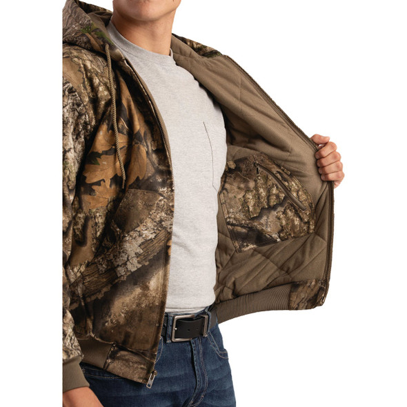 Berne Heritage Men's XL Realtree Duck Hooded Active Work Jacket HJ51APXR480 729072