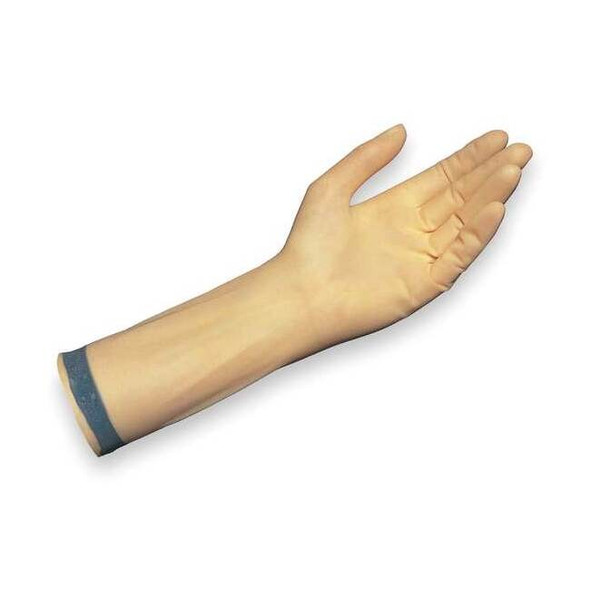 Cleanroom Gloves, 4 ISO Class, Tri-Polymer, 12" L, 8 mil, Unpigmented, 200 PK