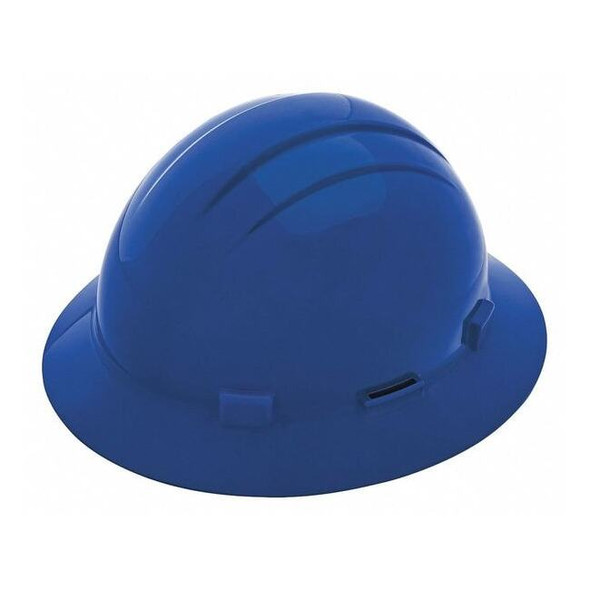 Hard Hat, Americana, Polyethylene, 4 Point Pinlock, Type 1, Class E, Blue