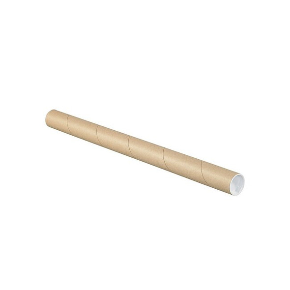 Crownhill Mailing Tube, Brown, Cylindrical, PK50 P1518K
