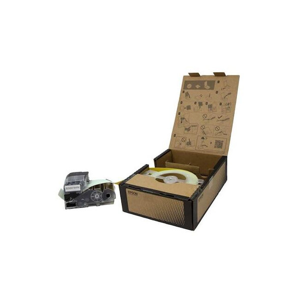 Epson ContinuousLabelStock,Yellow,Semi-Gloss B250VTBYPX