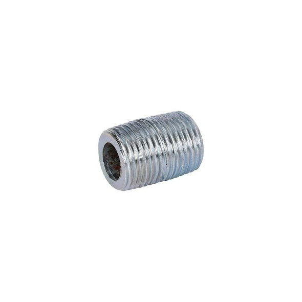 1/2" MNPT Close TBE Galvanized Steel Pipe Nipple Sch 160