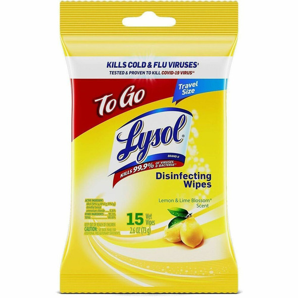 Lysol To Go Disinfectant Wipe 99799CT