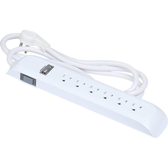 Master Electrician 6-Outlet-4 USB 980J White Surge Protector LA-9A-23 566095