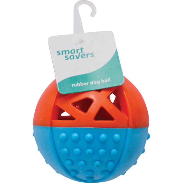 Smart Savers Rubber Dog Ball tdb206 Pack of 12