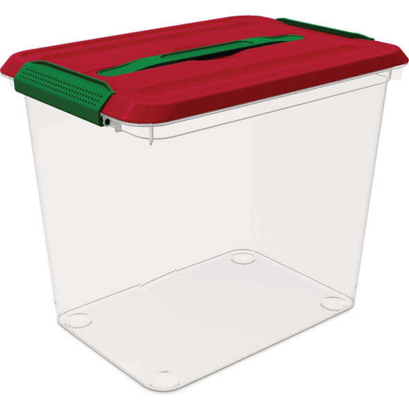 Curver Latchmate+ 26 Qt. Ornament Storage Tote 273332