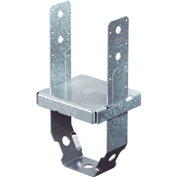 Simpson Strong-Tie ZMAX 4 In. x 6 In. 12 ga Galvanized Standoff Post Base