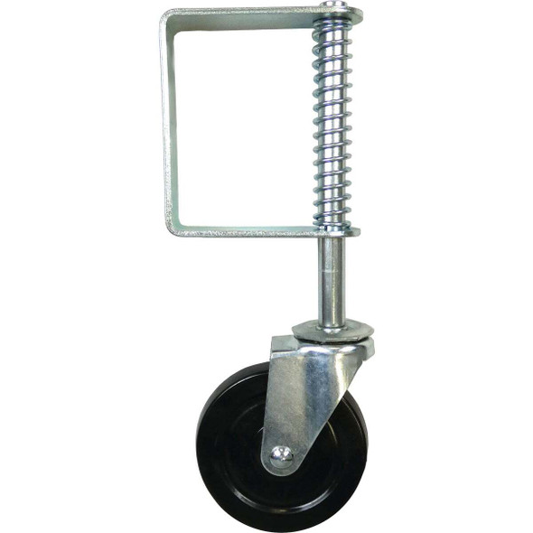 Shepherd Hardware 5 In. Black Hard Rubber Swivel Gate Caster 8735