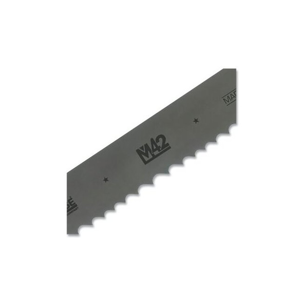 M42 Bi-Metal Band Saw Blade, 93-1/2 in L, .025 Thickness, 4 TPI, Bi-Metal