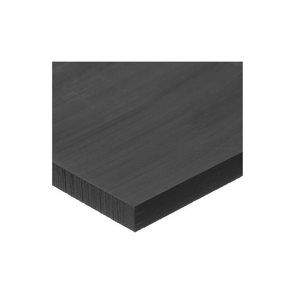 Black HDPE HDPE Sheet 48" L x 24" W x 1/2" Thick