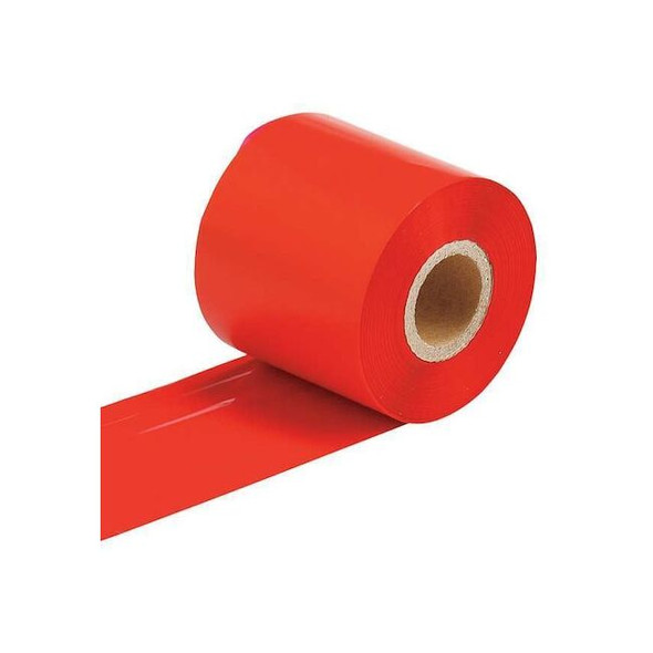 Brady Thermal Transfer Printer Ribbon, 2-23/64" W, 984 ft. L, Red R4500-RD
