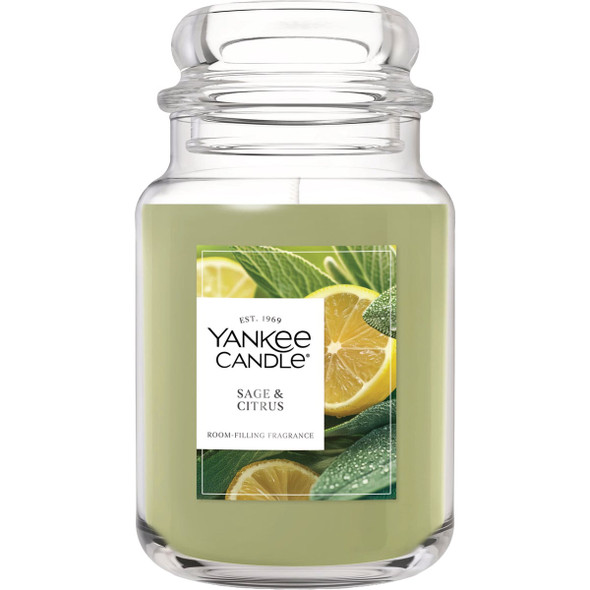 Yankee Candle 22 Oz. Sage & Citrus Large Jar Candle 2654267W