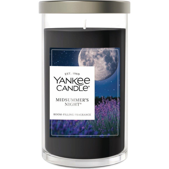 Yankee Candle 14-1/4 Oz. Mid Summer's Night Medium Pillar Candle 1632942