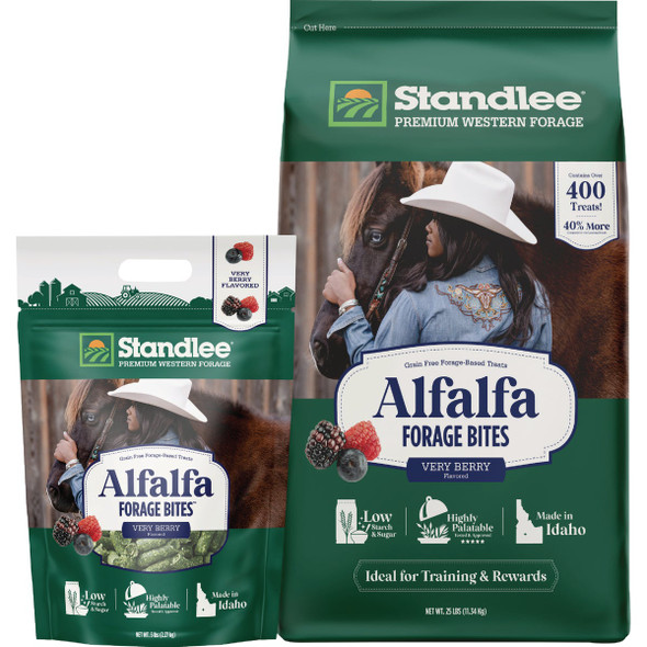 Standlee 25 Lb. Alfalfa Very Berry Horse Forage Bites 1175-41014-0-0 766716