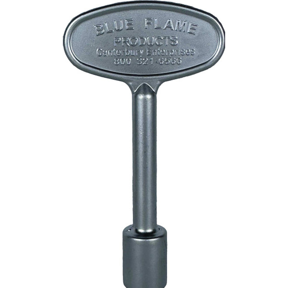 Blue Flame 3 In. Flat Black Finish Universal Fit Log Lighter Gas Valve Key