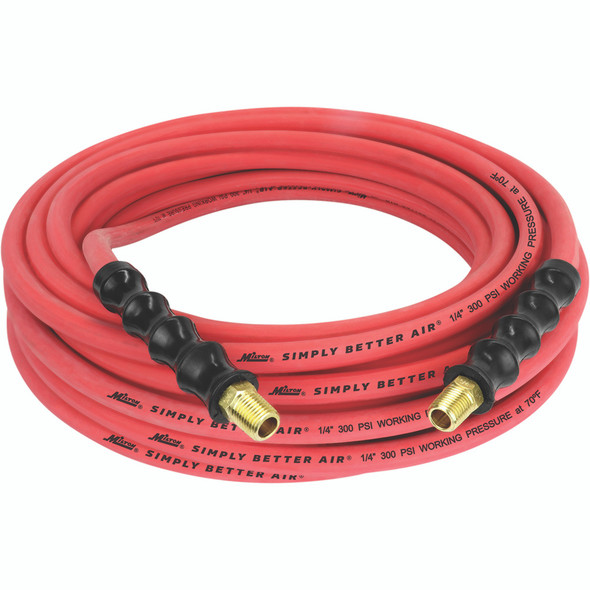 ULR Ultra Lightweight Rubber Hose, 1/4" ID x 50 ft., 1/4" MNPT ULR145014