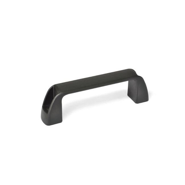 J.W. Winco Pull Handle,Black,Nylon,2 15/16 in L 6333500
