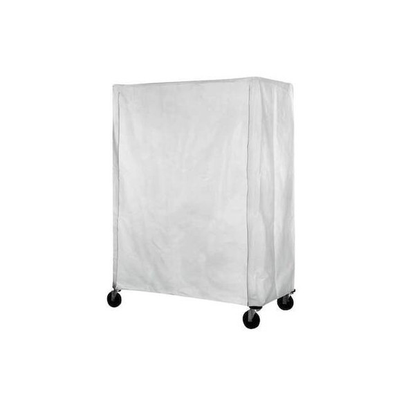Eagle Group Cart Cover, 72x24x74, White, Polyester CV-74-2472