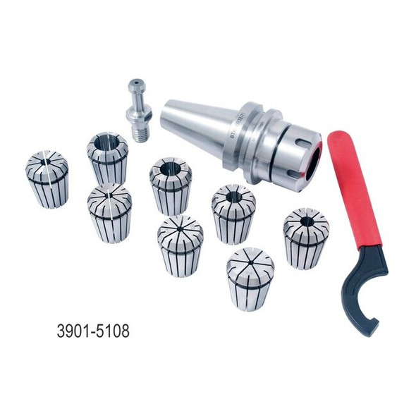 Hhip BT-40 ER-32 10 Piece Collet & Chuck Set 3901-5108