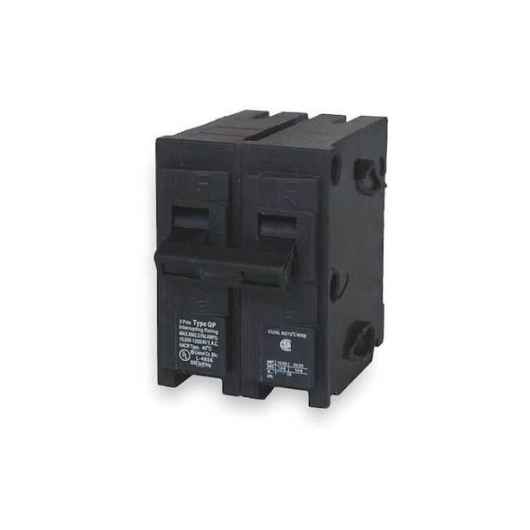 Miniature Circuit Breaker, Q Series, 20A, 2 Pole, 120/240V AC, 10kA at 120V AC