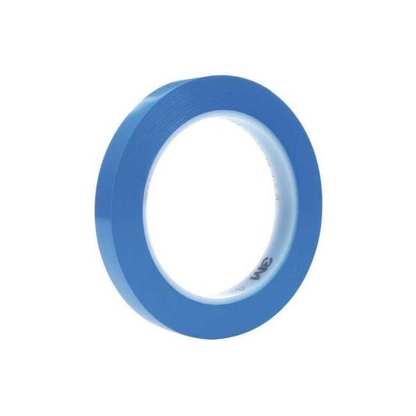 3m Vinyl Tape,471 Blue,1/2in. x 36 Yd,PK72 03119