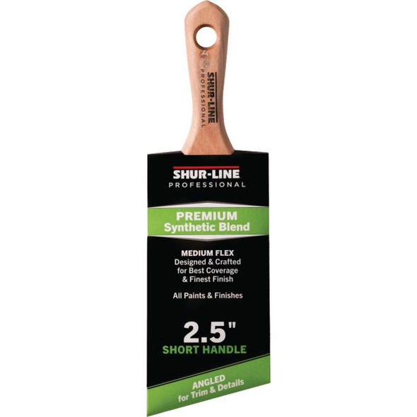Shur-Line Pro 2 1/2 In. Short Angle Paint Brush 30031113