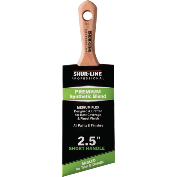 Shur-Line Pro 2 1/2 In. Short Angle Paint Brush 30031113