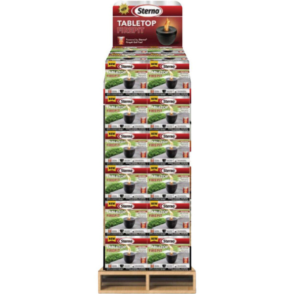 Sterno Fire Pit Display 73030 Pack of 24