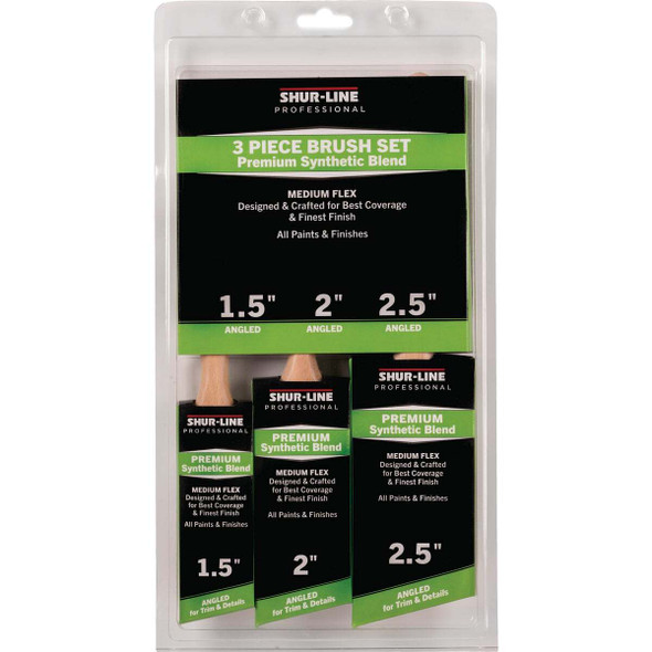 Shur-Line Pro Angled Brush Set (3-Pack) 30031114
