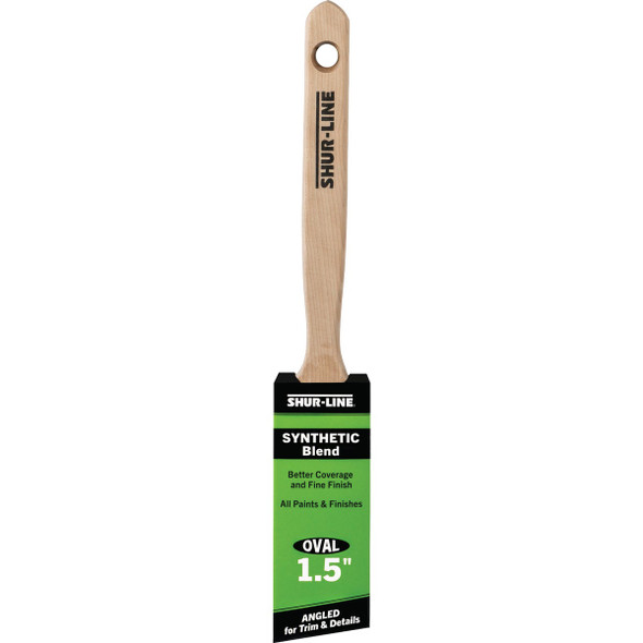 Shur-Line Better 1 1/2 In. Oval Paint Brush 30032210