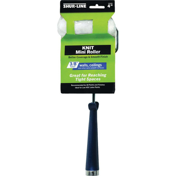 Shur-Line 4 In. x 3/8 In. Knit Mini Roller Assembly & Frame SL4X3/8MIN