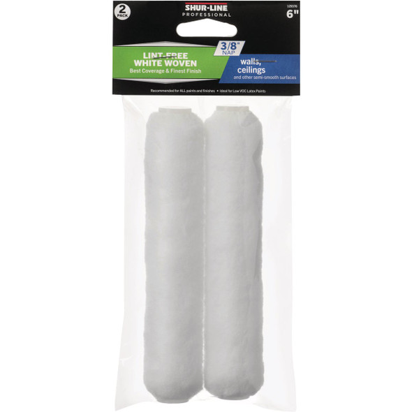 Shur-Line Best 6 In. x 3/8 In. Woven Roller Cover (2-Pack) 30021008