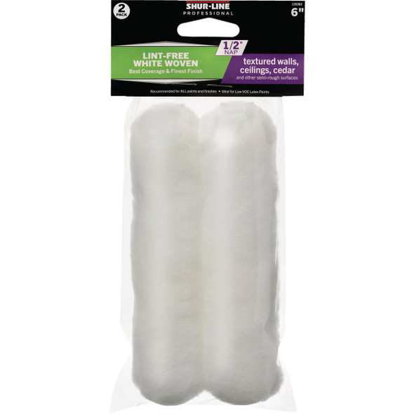 Shur-Line Best 6 In. x 1/2 In. Woven Roller Cover (2-Pack) 30021009