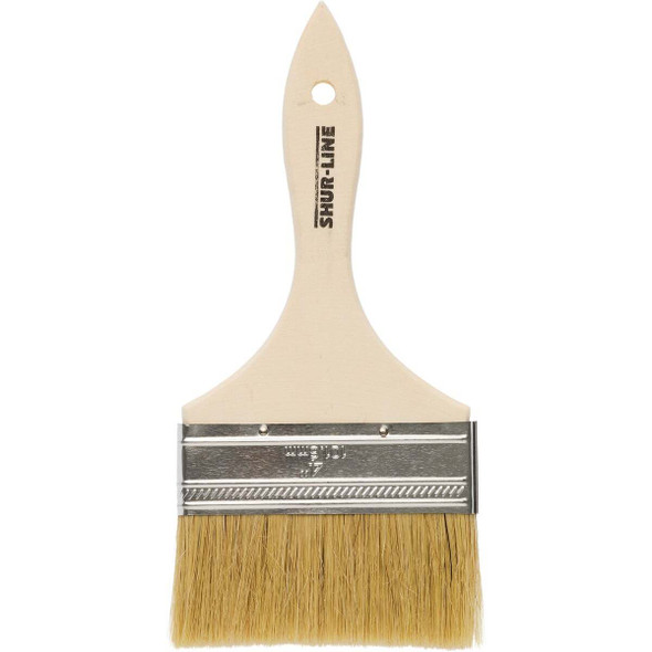 Shur-Line 4 In. Flat Chip Natural Bristle Paint Brush 30035507