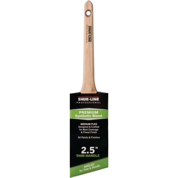 Shur-Line Pro 2 1/2 In.Thin Angle Paint Brush 30031111