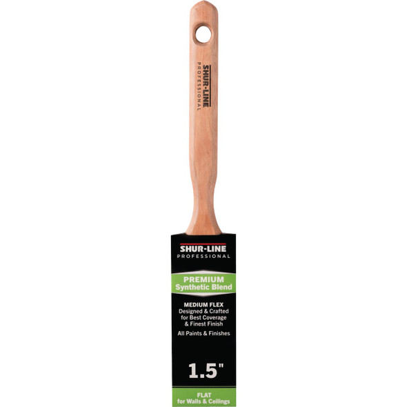 Shur-Line Pro 1 1/2 In. Flat Paint Brush 30031101